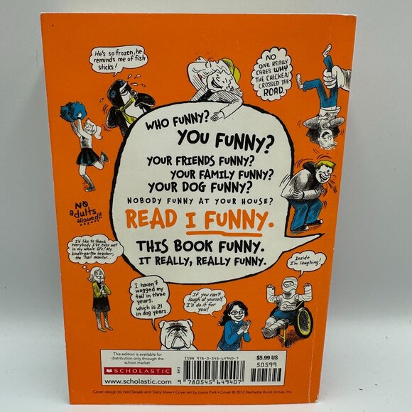 I Funny: A Middle School Story By James Patterson 2012 Paperback Scholastic - Picture 2 of 3